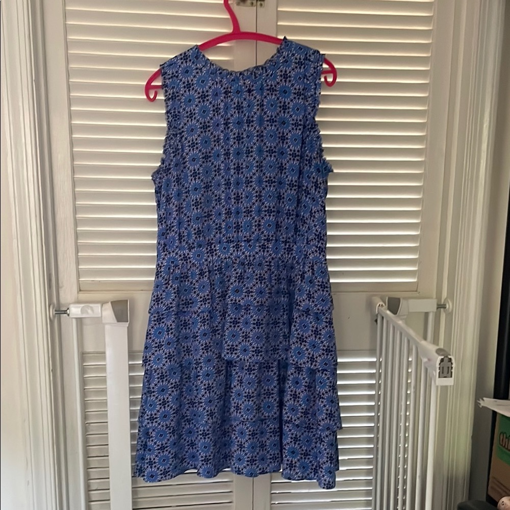 BR geometric floral Sleeveless Dress